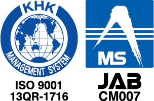 KHK ISO9001 13QR-1716 / MS JAB CM007